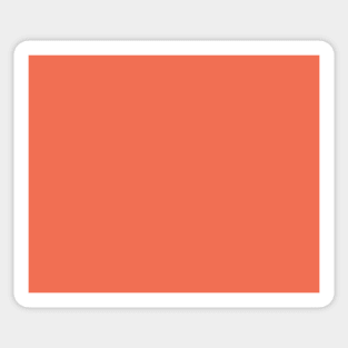Orange. Sticker